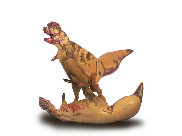 Territorial fight unfinished diorama